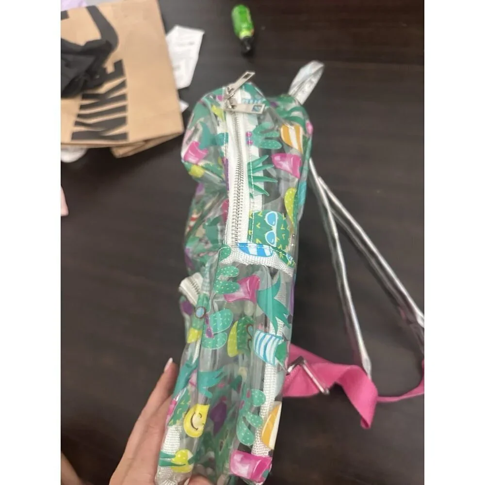 Cactus Clear Backpack Bookbag